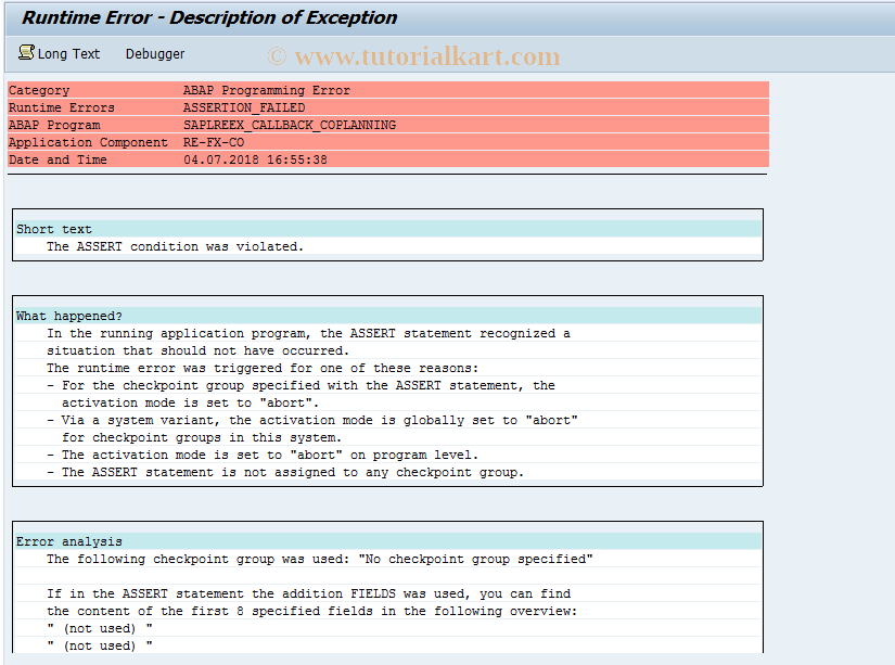 SAP TCode FOKC - Create Cost Element Planning Layout