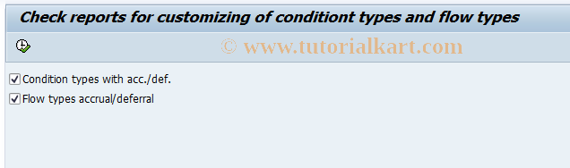 SAP TCode FOKO - Check conditions/flow types