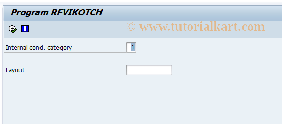 SAP TCode FOKOTCH - Check Internal Condition Categories