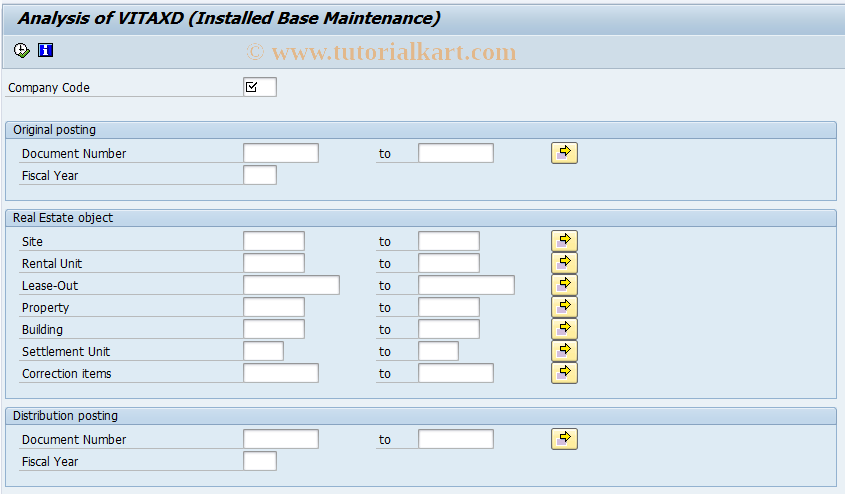 SAP TCode FOVITAXD - Analysis - VITAXD