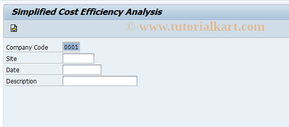 SAP TCode FOWV - Change Simplif.Cost Effic.Analysis