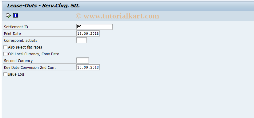 SAP TCode FOYA - Real Estate IXS Incid.Expens.Sttlmnt