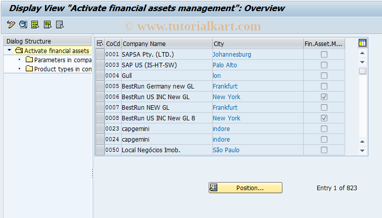 SAP TCode FO_FVVI_BUKRS - Basic Settings for RE Company Codes