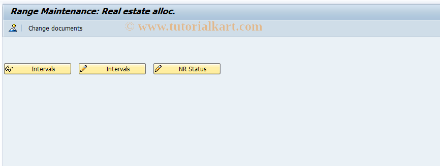 SAP TCode FO_NRIV_IMKNT - Number Range Interval: FVVI_IMKNT