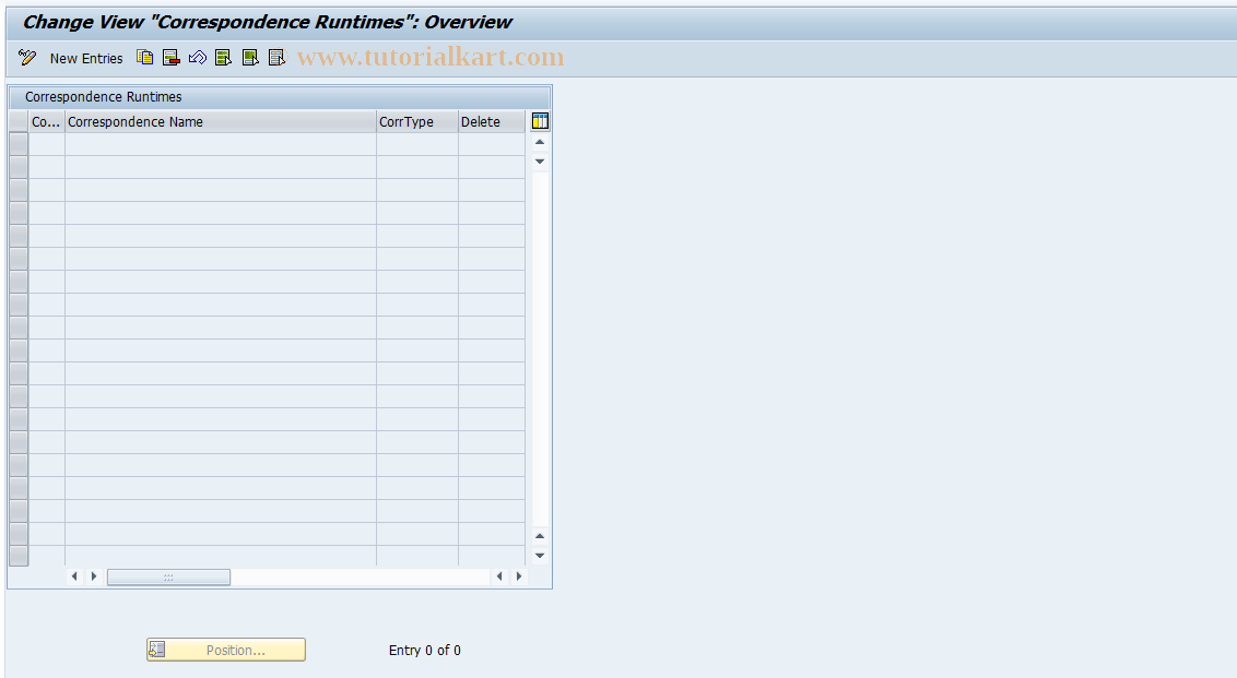 SAP TCode FPAC01 - Maintain Correspondence Resid. Time