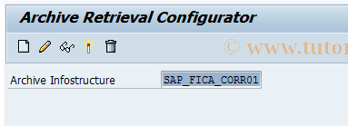 SAP TCode FPAC06 - Activate AS for Correspondence arch.