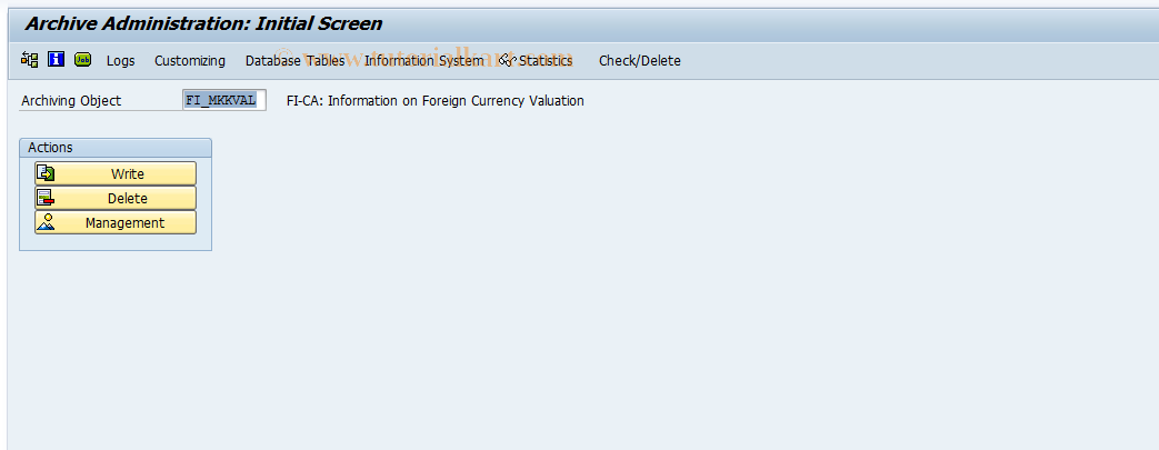 SAP TCode FPAR09 - FI-CA: Foreign Currency Valuation