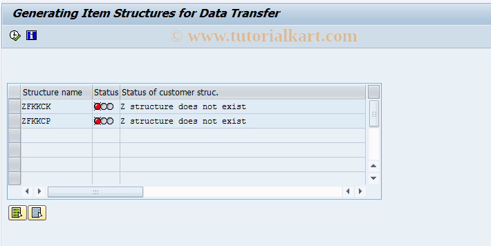 SAP TCode FPB14 - Check Registry Tfr - Customer Struct. Gen.