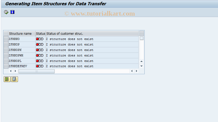 SAP TCode FPB9 - Document Transfer-Customer Struct.Generator