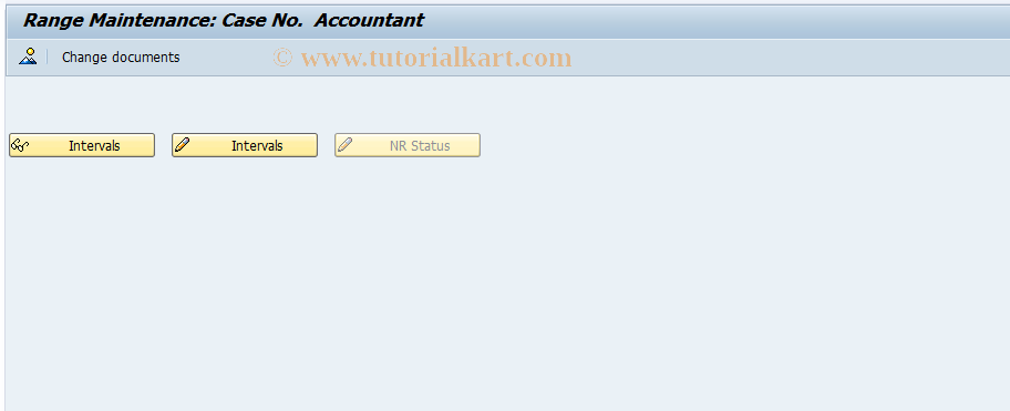 SAP TCode FPCR_NUMBERRANGE - Number Range Maintenance: FPCRCASEID