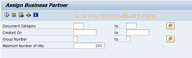 SAP TCode FPDMS3 - Assign Business Partner