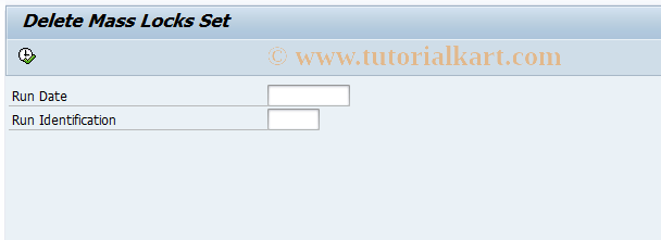 SAP TCode FPLKDEL - Delete Mass Locks Set