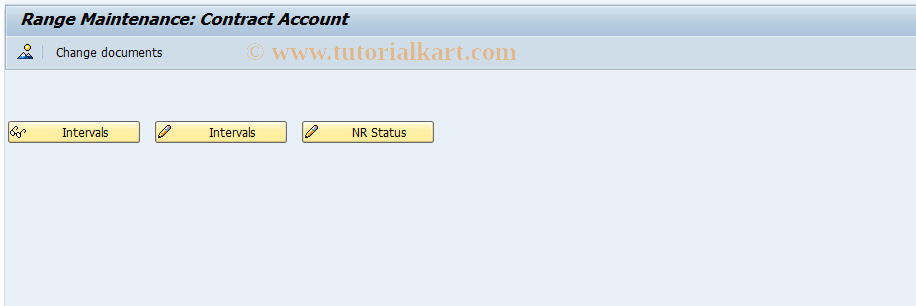 SAP TCode FPN2 - Maintain Number Range: FKK_ACCOUNT