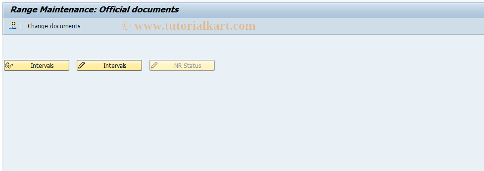 SAP TCode FPN6 - Number Range Maintenance: FKK_EXTDOC