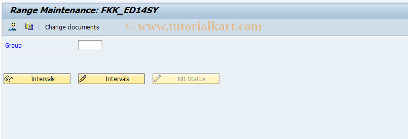 SAP TCode FPN6_14SY - Number Range Maintenance: FKK_ED14SY