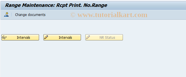 SAP TCode FPNRPT - Number Range Maintenance: FKK_REPT