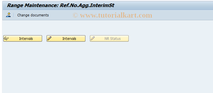 SAP TCode FPN_AGGRF - Number Range Maintenance: FKKDREGAGG