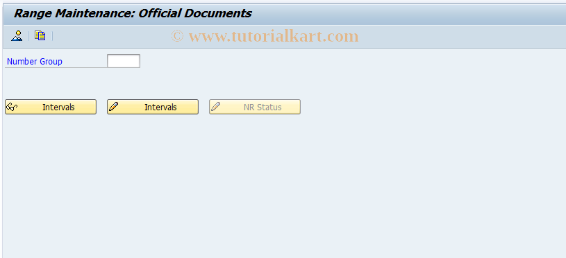 SAP TCode FPN_EXTDOC_IT - Number Range Maintnce: FKKEXBL_IT