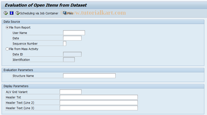 SAP TCode FPO7 - Analysis of Extracted Open Items