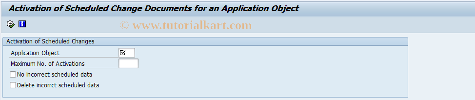 SAP TCode FPP2A - Activate Planned Changes