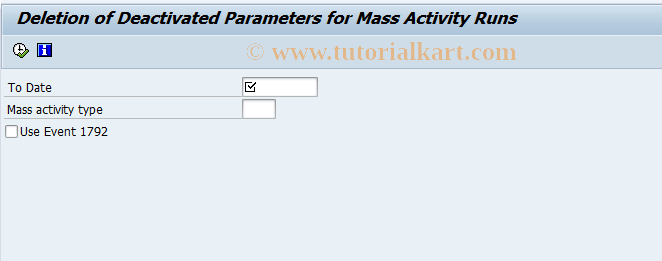 SAP TCode FPPARDEL - Delete Parameter Records