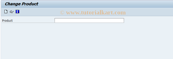 SAP TCode FPPRD2 - Change Product