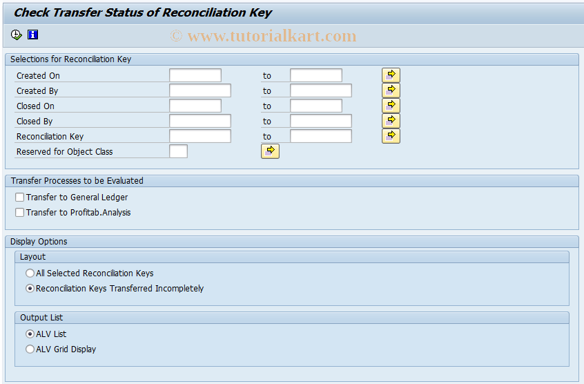 SAP TCode FPT4 - Analyze Status of Transfer