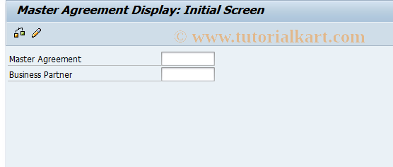 SAP TCode FP_MA2 - Change Master Agreement