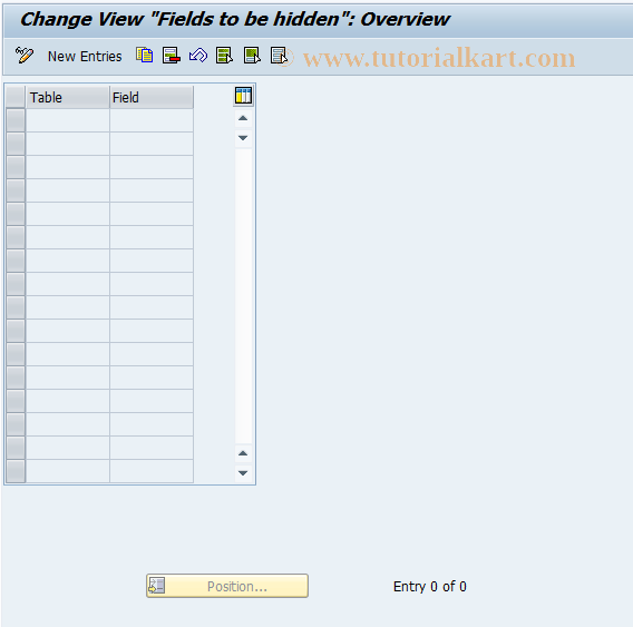 SAP TCode FQ02 - C FI Maintain Table TFK022C