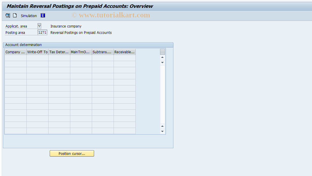 SAP TCode FQ1271 - Prepaid: Reversal of Top-Ups