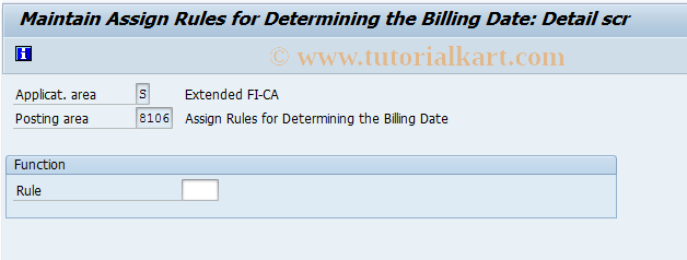 SAP TCode FQ8106 - Calculation Rules for Scheduling