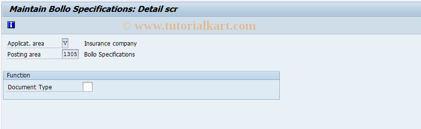 SAP TCode FQB10 - FI-CA: Bollo Specifications