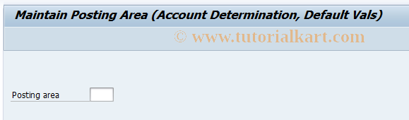 SAP TCode FQC0 - C FKK Account Determination (General)