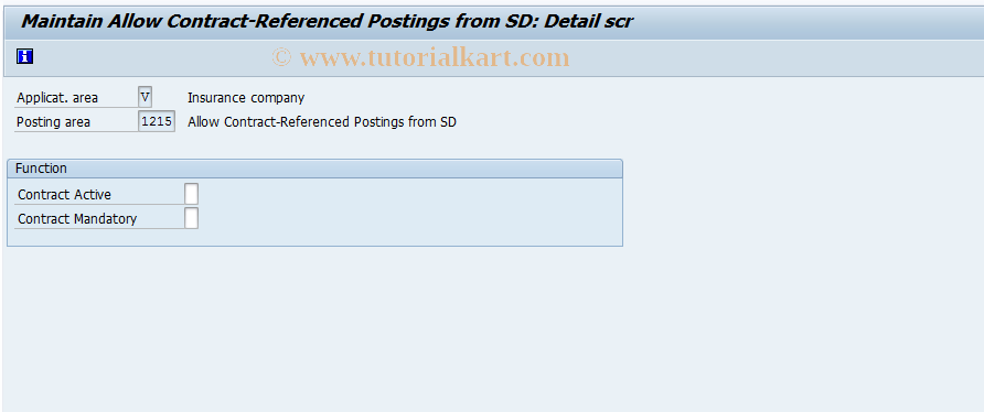 SAP TCode FQC1215 - C FI-CA Contract Postings