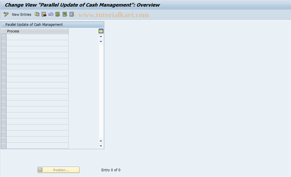 SAP TCode FQCF - User ID for Bank Transactions