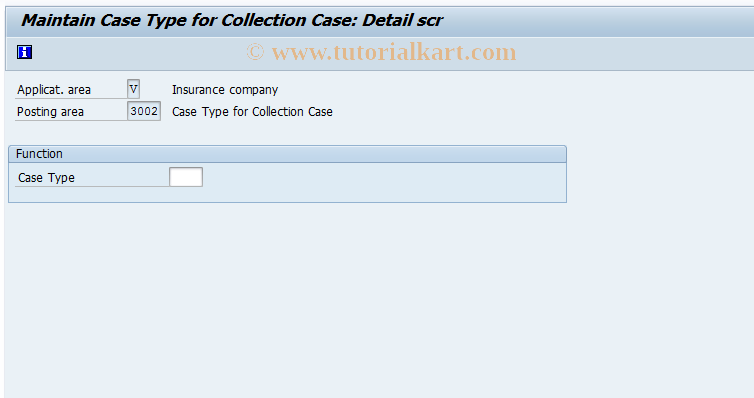 SAP TCode FQDM2 - Posting Area 3002