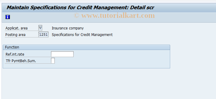 SAP TCode FQK53 - Derivation of Credit Segment
