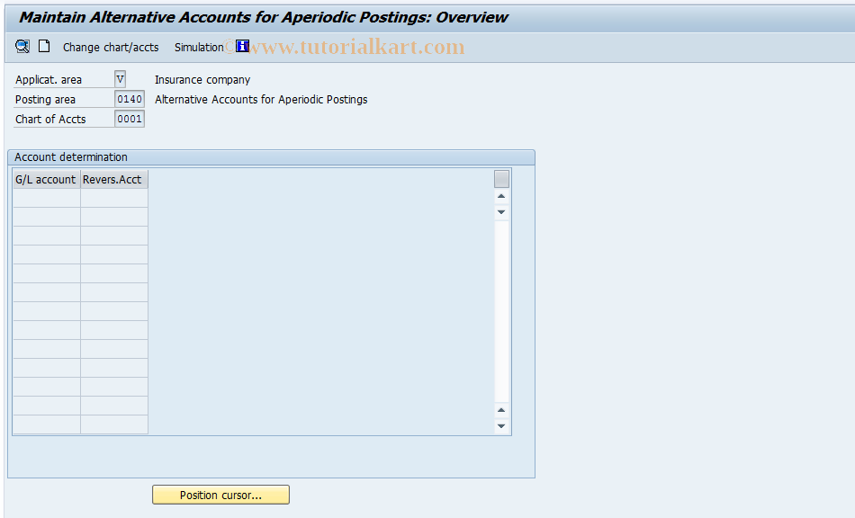 SAP TCode FQZ01 - FI-CA: Account Det-Alt. Account Reversal