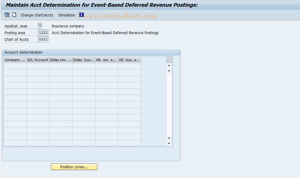 SAP TCode FQZ09A - FI-CA: Account Det - Deferred Revenues