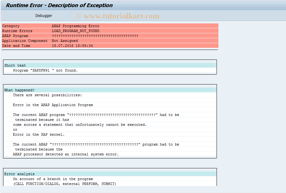 SAP TCode FQZ1 - FI-CA: Account Balance Line Layout