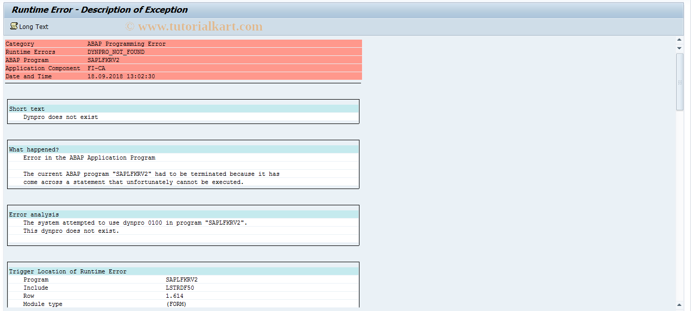 SAP TCode FQZ12 - Tax Calculation Typ Individual Value Adj.