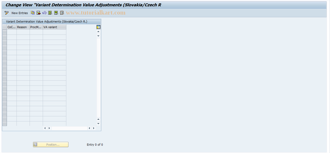 SAP TCode FQZ19 - Maintain Table TFKZGRME