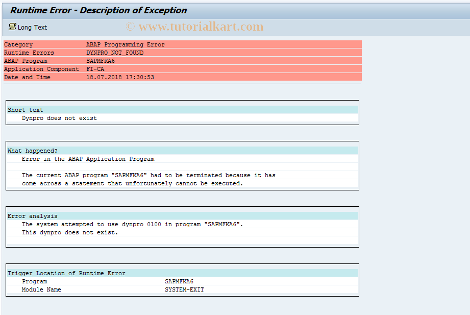 SAP TCode FQZ5 - FI-CA: Screen variants for post.G/L items