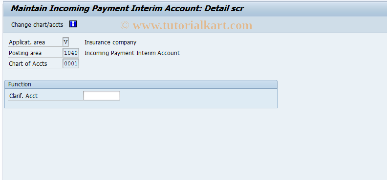 SAP TCode FQZJ - FI-CA: Clariftn Account Incmg Paymnts