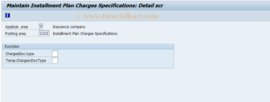 SAP TCode FQZU - FI-CA: Account Det-Inst. plan charges