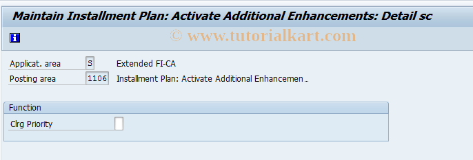 SAP TCode FQZU6 - Add. Inst.Plan Enhancement Active