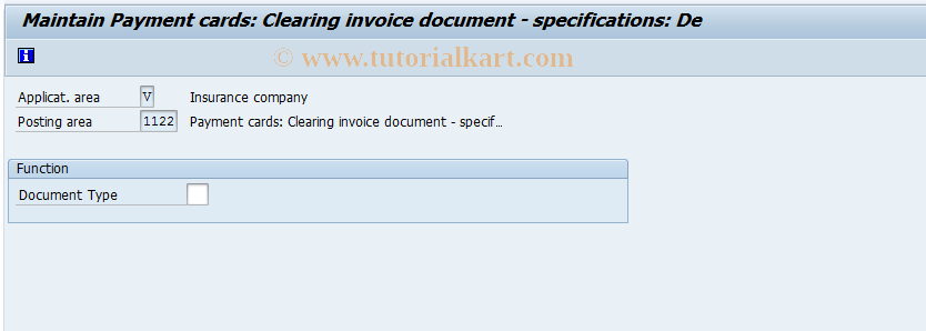 SAP TCode FQZX - FI-CA: Payment Cards: Account Determ.