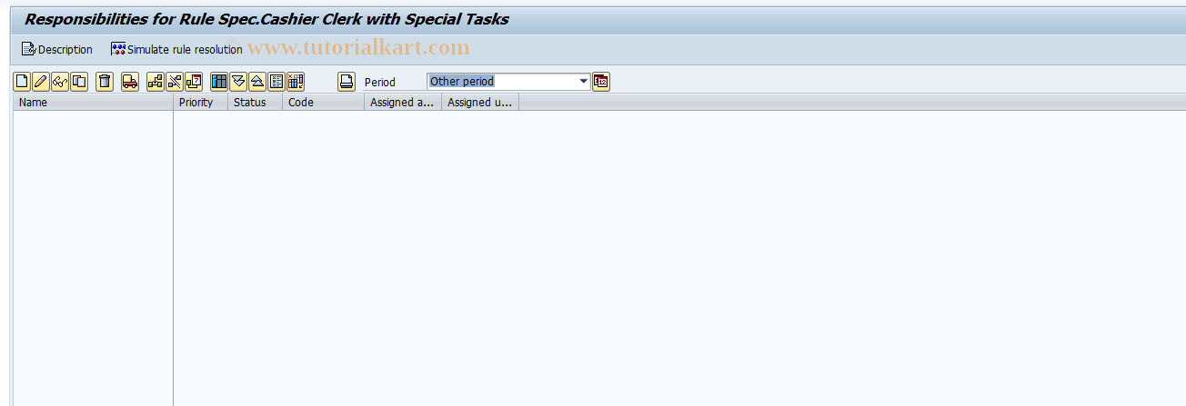 SAP TCode FQ_FPCJ_SC - Clerk with Special Tasks