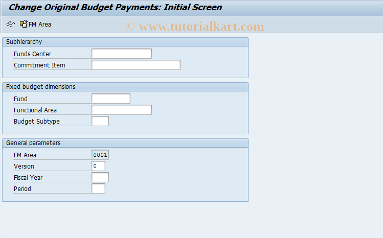SAP TCode FR04 - Change original payments