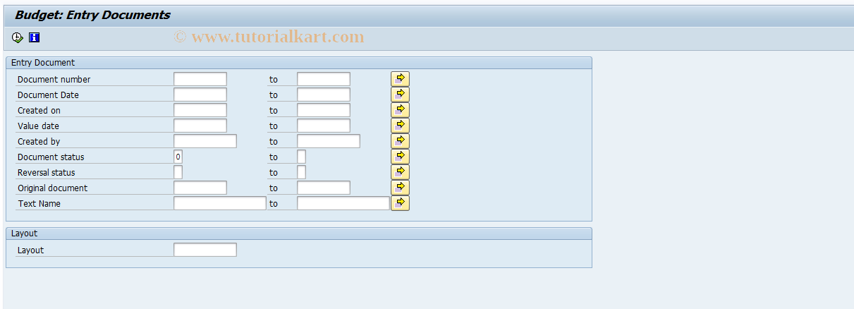 SAP TCode FR60 - Display Document